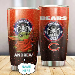 Chicago Bears Personalized Tumbler BG558