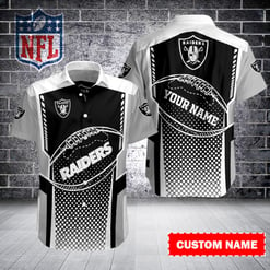 Las Vegas Raiders Personalized Button Shirt BB554