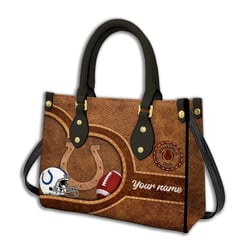 Indianapolis Colts Personalized Leather Hand Bag BBLTHB613