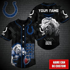 Indianapolis Colts Personalized Baseball Jersey BG361