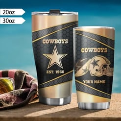 Dallas Cowboys Personalized Tumbler BG438