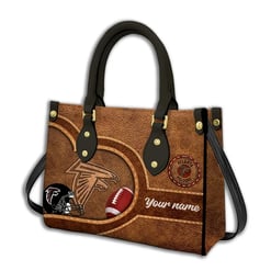 Atlanta Falcons Personalized Leather Hand Bag BBLTHB601