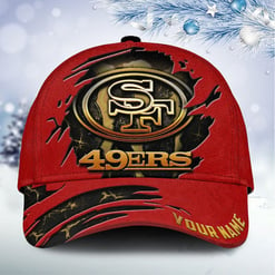 San Francisco 49ers Personalized Classic Cap BBCAP934