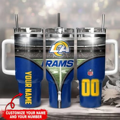 Los Angeles Rams Personalized Limited Edition Sport Fan Gift 40oz Tumbler AZC40OZT129