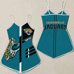 Jacksonville Jaguars Women Romper Jumpsuit 3D Printed S009