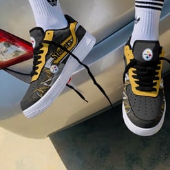 Pittsburgh Steelers AF1 Shoes BG40