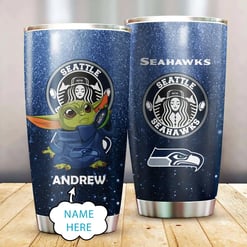 Seattle Seahawks Personalized Tumbler BG577