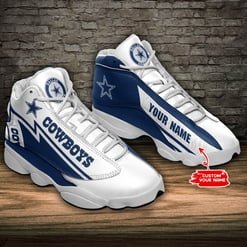 Dallas Cowboys Personalized AJD13 Sneakers BG185