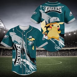 Philadelphia Eagles Baseball Jersey BG684