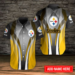 Pittsburgh Steelers Personalized Button Shirt BB725