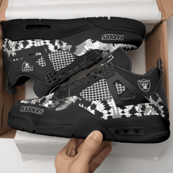 Las Vegas Raiders AJ4 Sneaker BG255