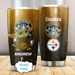 Pittsburgh Steelers Personalized Tumbler BG575