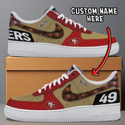 San Francisco 49ers Personalized AF1-1 Shoes AF1S029