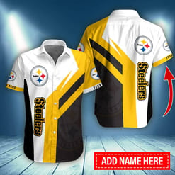 Pittsburgh Steelers Personalized Button Shirt BB1032