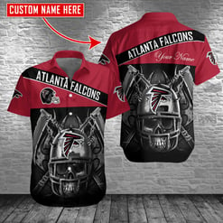 Atlanta Falcons Personalized Button Shirt BB449