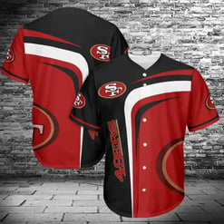 San Francisco 49ers Baseball Jersey Shirt 423