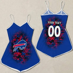 Buffalo Bills Romper Women Romper Jumpsuit 3D Printed S028