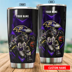 Baltimore Ravens Personalized Tumbler BGTUM697