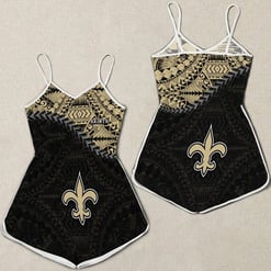 New Orleans Saints Women Romper Jumpsuit 3D Printed S053