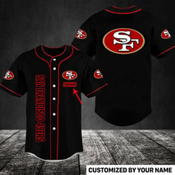 San Francisco 49ers Personalized Baseball Jersey Shirt 32