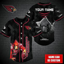 Arizona Cardinals Personalized Baseball Jersey BG348