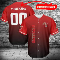 Tampa Bay Buccaneers Personalized Baseball Jersey 473