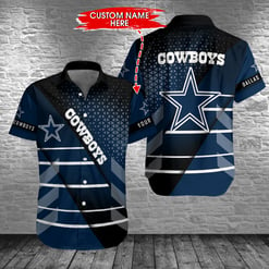 Dallas Cowboys Personalized Button Shirt BB782