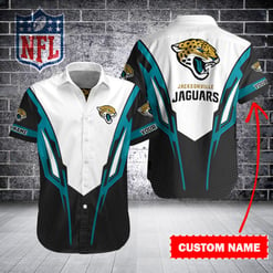 Jacksonville Jaguars Personalized Button Shirt BB471