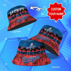 Los Angeles Dodgers Personalized Bucket Hat BG34