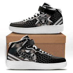 Las Vegas Raiders High AF1 Sneakers BG35