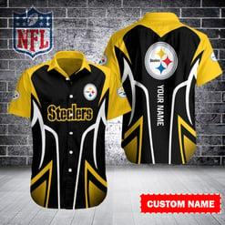 Pittsburgh Steelers Personalized Button Shirt BB603