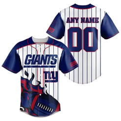 New York Giants Personalized Baseball Jersey BG751