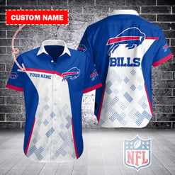 Buffalo Bills Personalized Button Shirt BB341