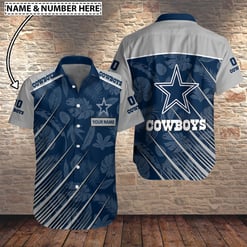 Dallas Cowboys Personalized Button Shirt BB679