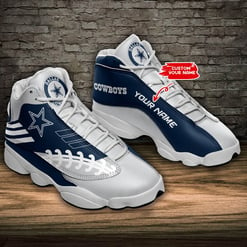 Dallas Cowboys Personalized AJD13 Sneakers BG191