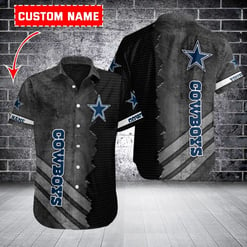 Dallas Cowboys Personalized Button Shirt BB992