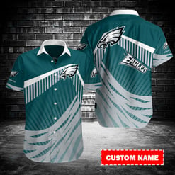 Philadelphia Eagles Personalized Button Shirt BB178