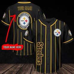 Pittsburgh Steelers Personalized Baseball Jersey 286