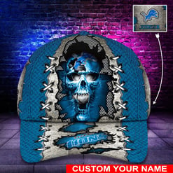 Detroit Lions Personalized Classic Cap BG485