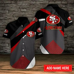 San Francisco 49ers Personalized Button Shirt BB727