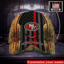 San Francisco 49ers Personalized Classic Cap BG540