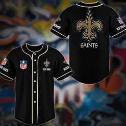 New Orleans Saints Personalized Baseball Jersey AZCBJS121