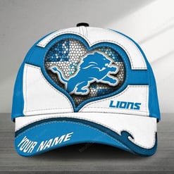 Detroit Lions Personalized Classic Cap AZCCAP198