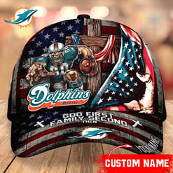 Miami Dolphins Personalized Classic Cap BB363