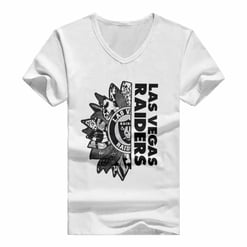 Las Vegas Raiders V-neck Women T-shirt BG522