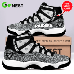 Las Vegas Raiders Personalized AJD11 Sneakers 168