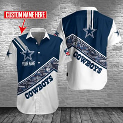 Dallas Cowboys Personalized Button Shirts BG39