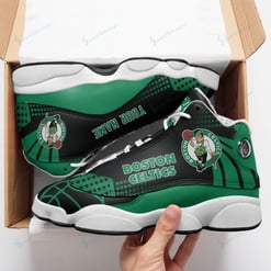 Boston Celtics Personalized AJD13 Sneakers BG27