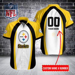 Pittsburgh Steelers Personalized Button Shirt BB482