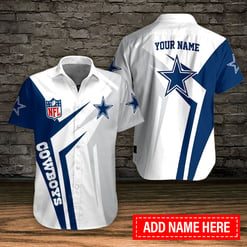 Dallas Cowboys Personalized Button Shirt BB717